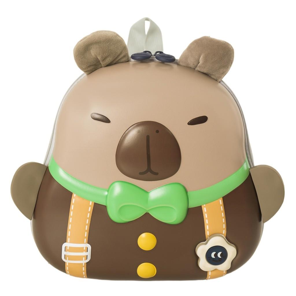Eva Material Childrens Cute Capybara Backpack For School Outings Use Daily