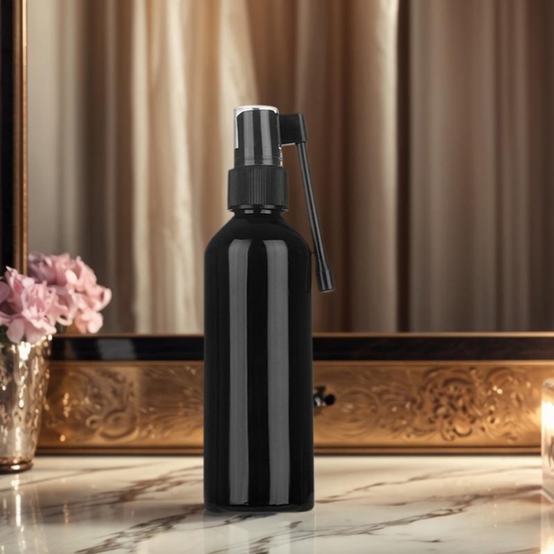 3Pcs Black Light Proof Sprays Bottles 10-100ml Leakproof Travel Dispenser for Outdoor Activities and Daily Commute