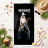 Beyoncé (5) Měkký Plážový Ručník Stylový Ručník na Pláž a k Bazénu pro Letní Dovolenou u Moře Cestování