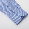 Stretch Men Dress Shirts Long Sleeve Regular Fit Office Plaid Striped