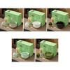 5PCS Ceramic Bamboo Japanese Matcha Tea Set Matcha Whisk Holder Matcha Bowl Matcha Whisk Set Reusable Tea Ceremony Accessories