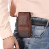 Bolsa de Cintura Masculina de Couro Universal Case com Clipe de Cinto para Celular Para IPhone 15 14 13 12 Pro Max Samsung Galaxy S22 S23 Xiaomi Huawei