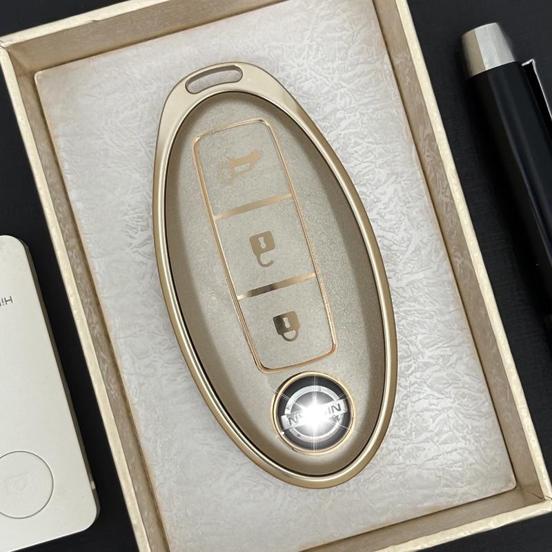 Aluminum Alloy Car Key Cover for Nissan Qashqai, X-Trail, Murano, Teana.