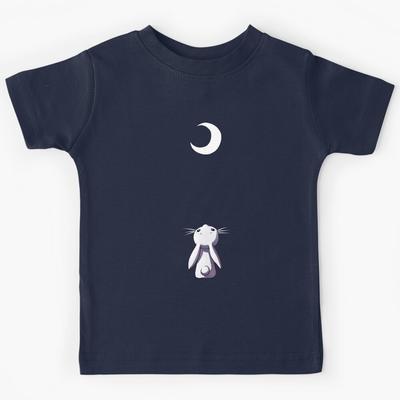 Moon Bunny Kids T-Shirt