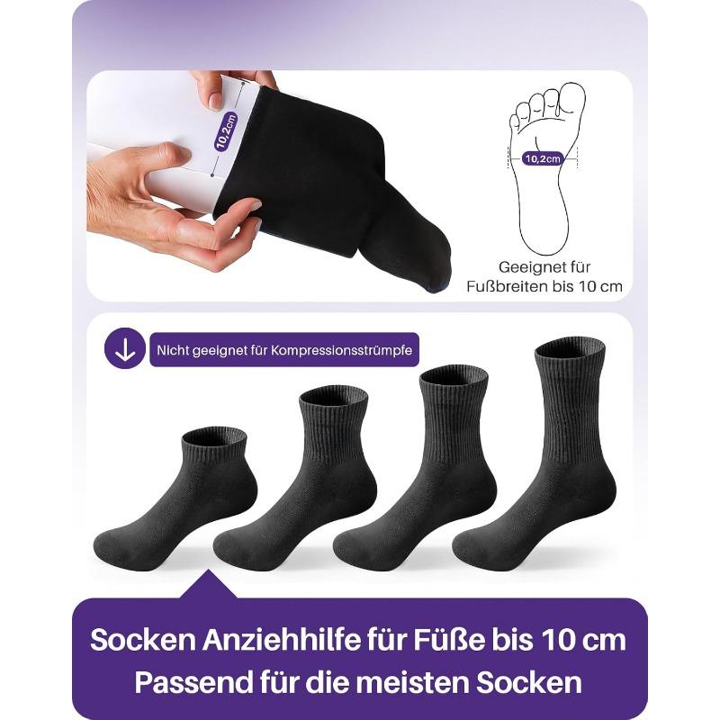 Stocking Dressing Aid, Improved U-shaped Dressing Aid for Socks and Stockings, Sock Dressing Aid After Hip Surgery, Sock Puller for Seniors