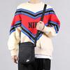 Nike Heritage Polyester Shoulder Bag, Crossbody Bag Regular Unisex Black Casual BA5898-010
