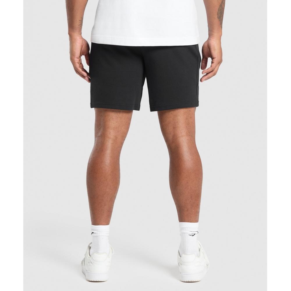Gymshark Interlock Tech 6  Shorts Black A1c3l Bb2j