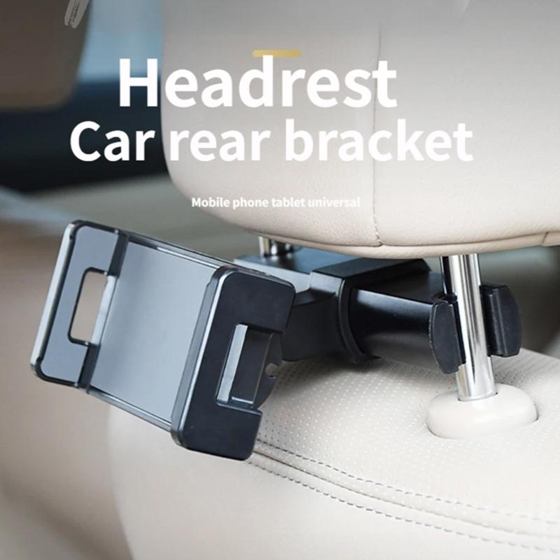Rotating Car Tablet Holder Multi Angles Adjustment for Enhanced Viewing Comfort in Vehicle Backseat During Long Journeys