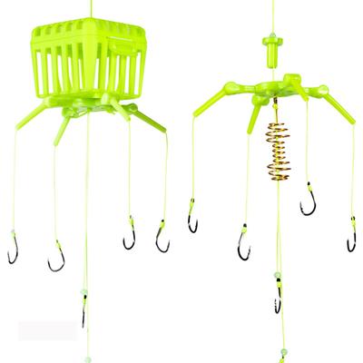 Fishing Tool Square Bait Case With Hook Carp Fish Reservoir Pond Fishing Accessories