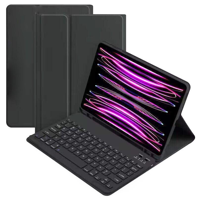 Samsung Tab S10 FE+ 13,1 Zoll X620/X626B Ledertasche mit Bluetooth-Magnetischer Tastatur