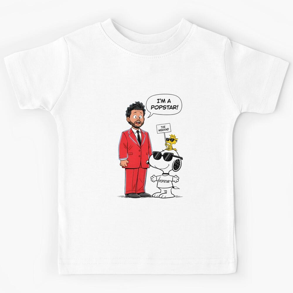 The Weeknd X Snoopy Im Popstar Kids T-Shirt 130