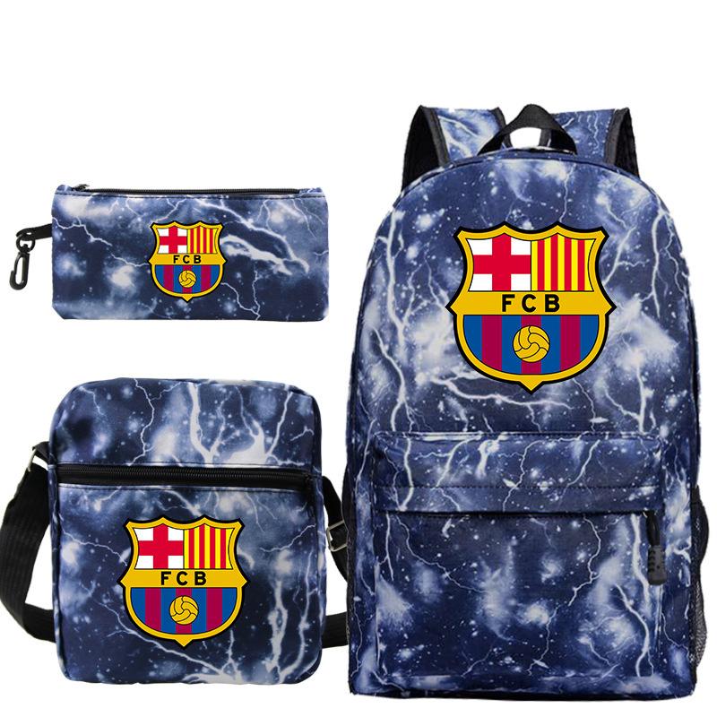Lionel Messi · Perifere Rugzak Student Schooltas Schoudertas Etui Drie Delige Set three-piece set