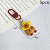 1-10pcs Capybara Keychains Bag Phone Pendant Kapibala Animal Hanging Pendants Men Women Cute Keyring Party Guest Jewelry Gift
