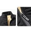 Men's Autumn and Winter Plus Cashmere Cotton-padded Jacket Dad Coat