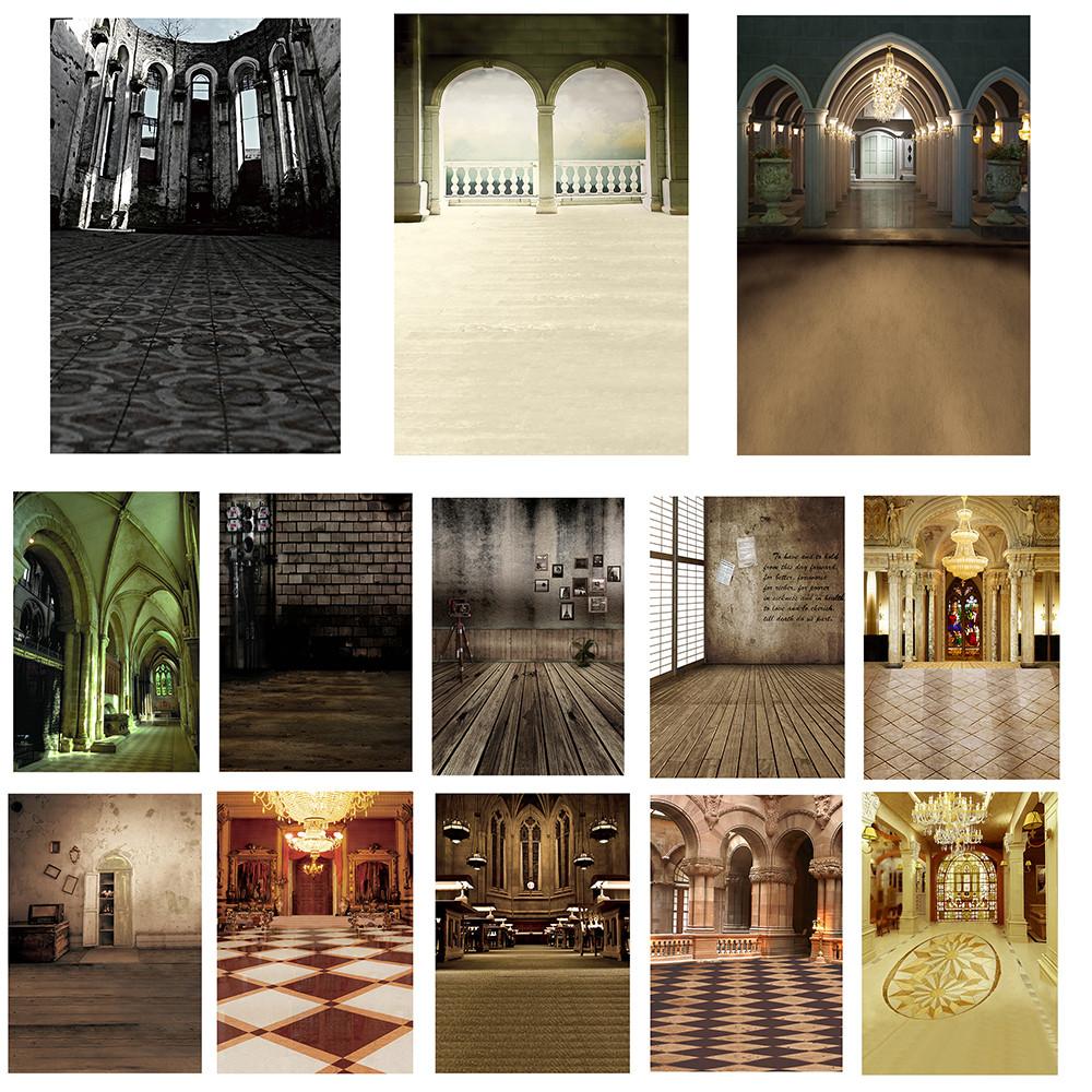 Church Backdrop for Halloween Christmas Party Decor,Photo Booth Studio Props,Home&Event Backgrounds,Wedding Decor