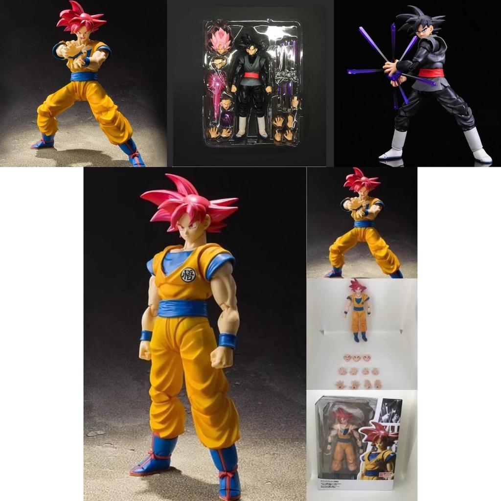 Black Saiya Action Figure From Dragon Ball Anime High-quality Pvc Material Perfect Holiday Gift