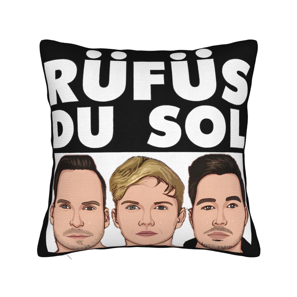 Decorative Pillow Covers Rufus Du Sol 2026 Concert Accessories Home Pillow Case Cover Drop Shipping Multi Size