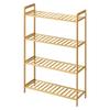 Open Shelf Storage Small Storage Organizing X 24cm X 100cm Gap Display Easy Assembly Rack, Bamboo, Shelf, Shelf, 67.2cm (W) (D) (H), Oak,