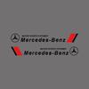 2pcs Car Badge Body Decoration Sticker Auto Accessories for Mercedes Benz Amg W204 W205 W212 W213 W221 W117 PC2