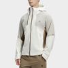 Fila Mountain Peak Color Block Hooded Outdoor Woven Sports Jacket Men Jacket Cloud-White A11M417701F-WT