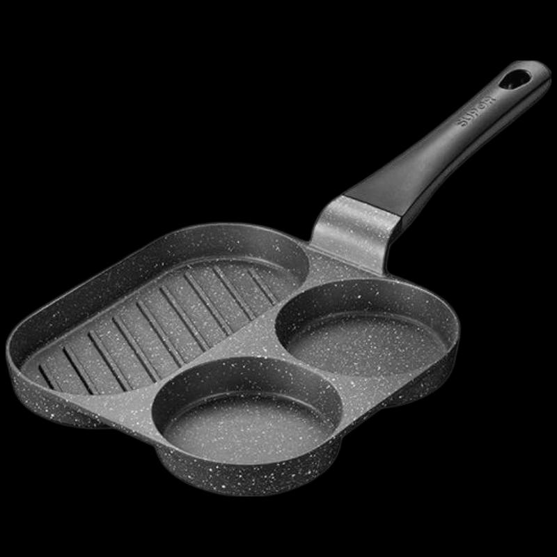 SUPOR 3-Hole Non-Stick Breakfast Frying Pan