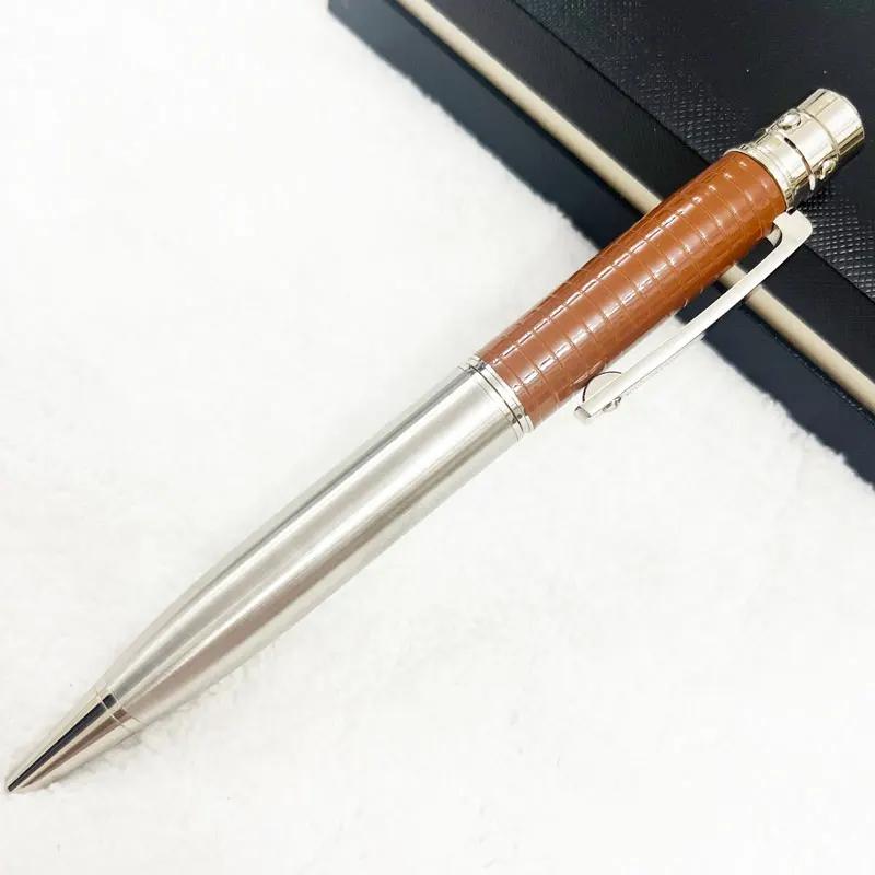 Rollerball Ballpoint Pen Blue Carving With Serial Number Writing Smooth Stationery