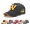 PVC Cloth Color Matching Washed 6-Panel Baseball Cap Vintage Outdoor Sports Sunscreen Sun Hat Letter for Men Women