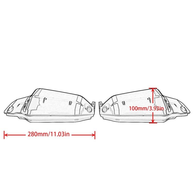 Motorcycle Handguard Screen XL750 Hand Guard Shield Protector Kit For Honda XL 750 Transalp 2023 2024 2025 Handlebar Accessories