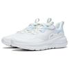 Li Ning Easy Fit Fle Cushioning Abrasion Resistant Breathable Low top Casual Running Shoes Women's White Blue ARST074-3