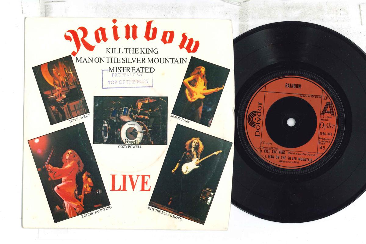 

7inch Record RAINBOW - Live 2066845 POLYDOR 1977 UK Rock Used
