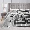 CR7 Voetbal Gebreide Dekens Flanellen Plaid Deken Slaapkamer Sofa Decoratie Lichtgewicht Bedsprei,