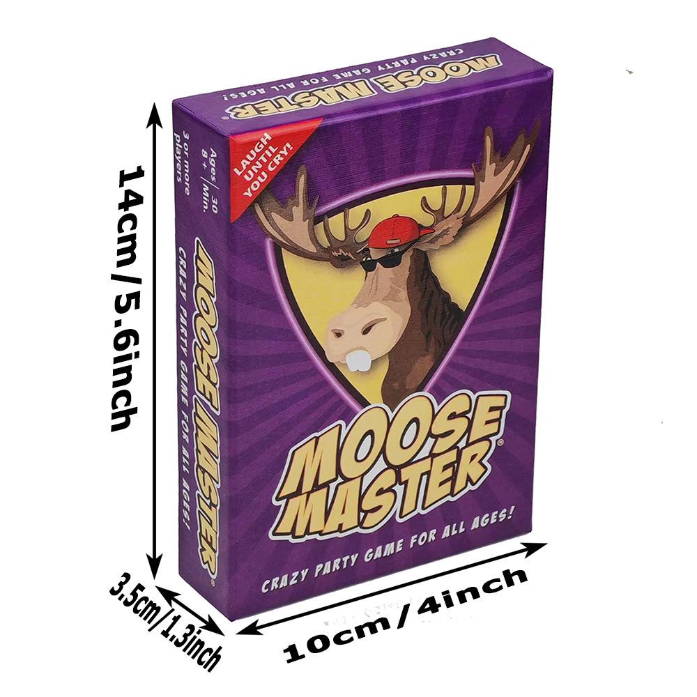 Moose Master Drinking Game: All-English Adult Party Card Game