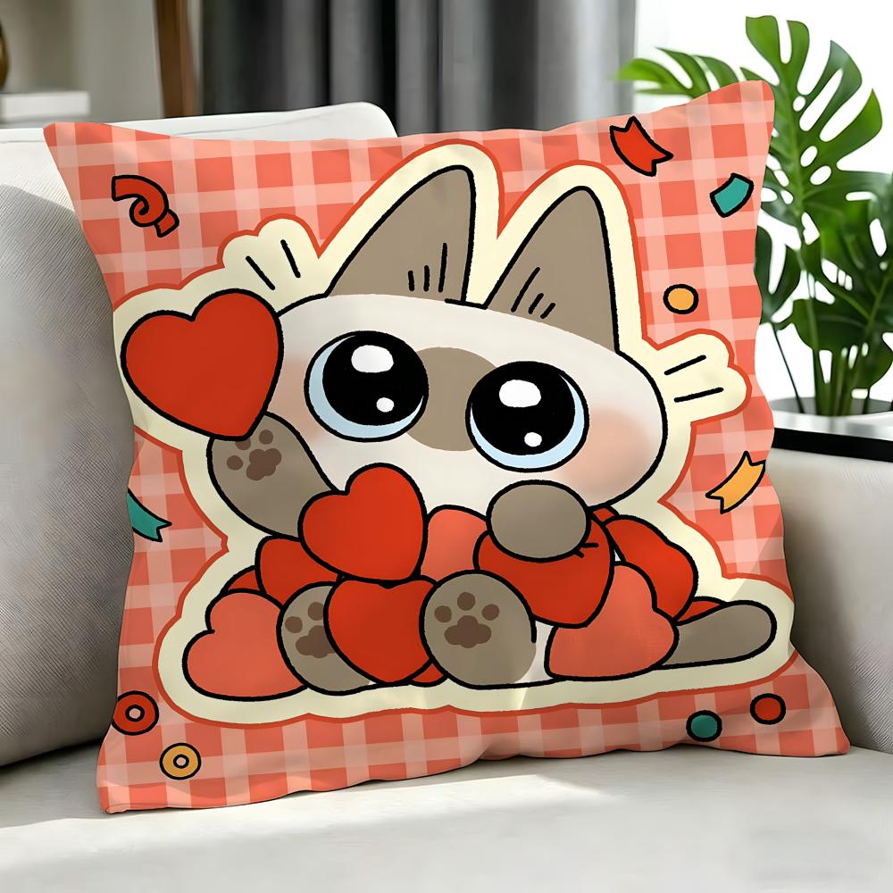 Food AAzuki Cushion Cover Cushion Cover Set Pcs X X X Pillowcase Decorative Sofa Home Decor