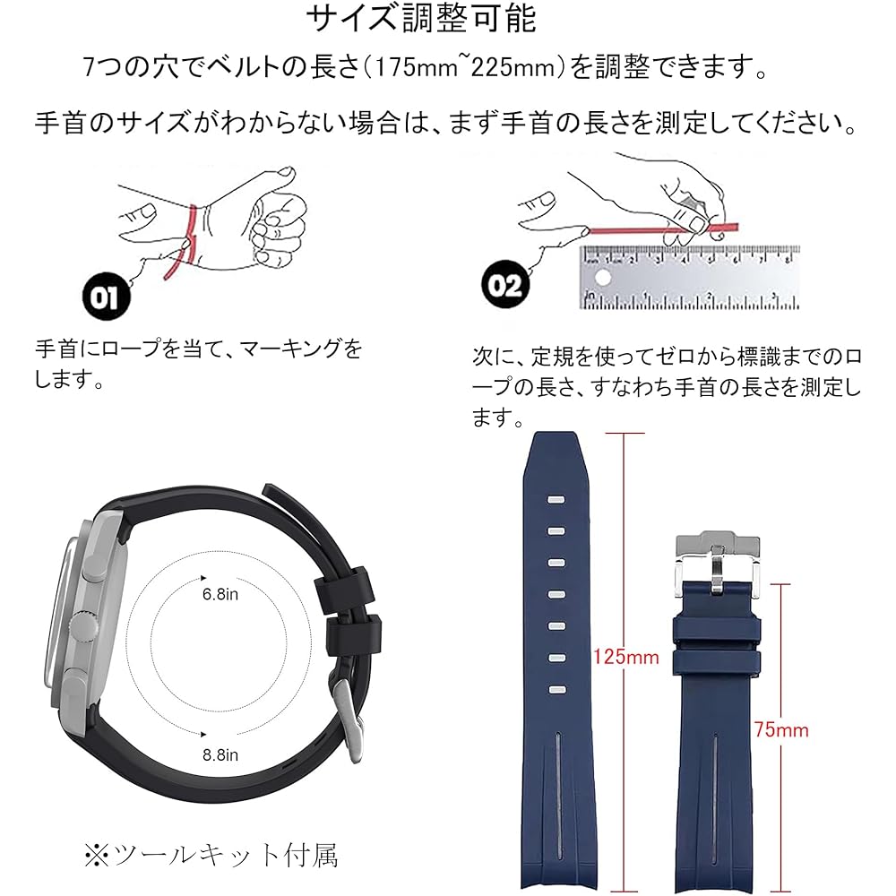 20mm Watch Band for Omega X Swatch MoonSwatch Watch Strap Omega and Swatch Band Rubber Watch Band...
