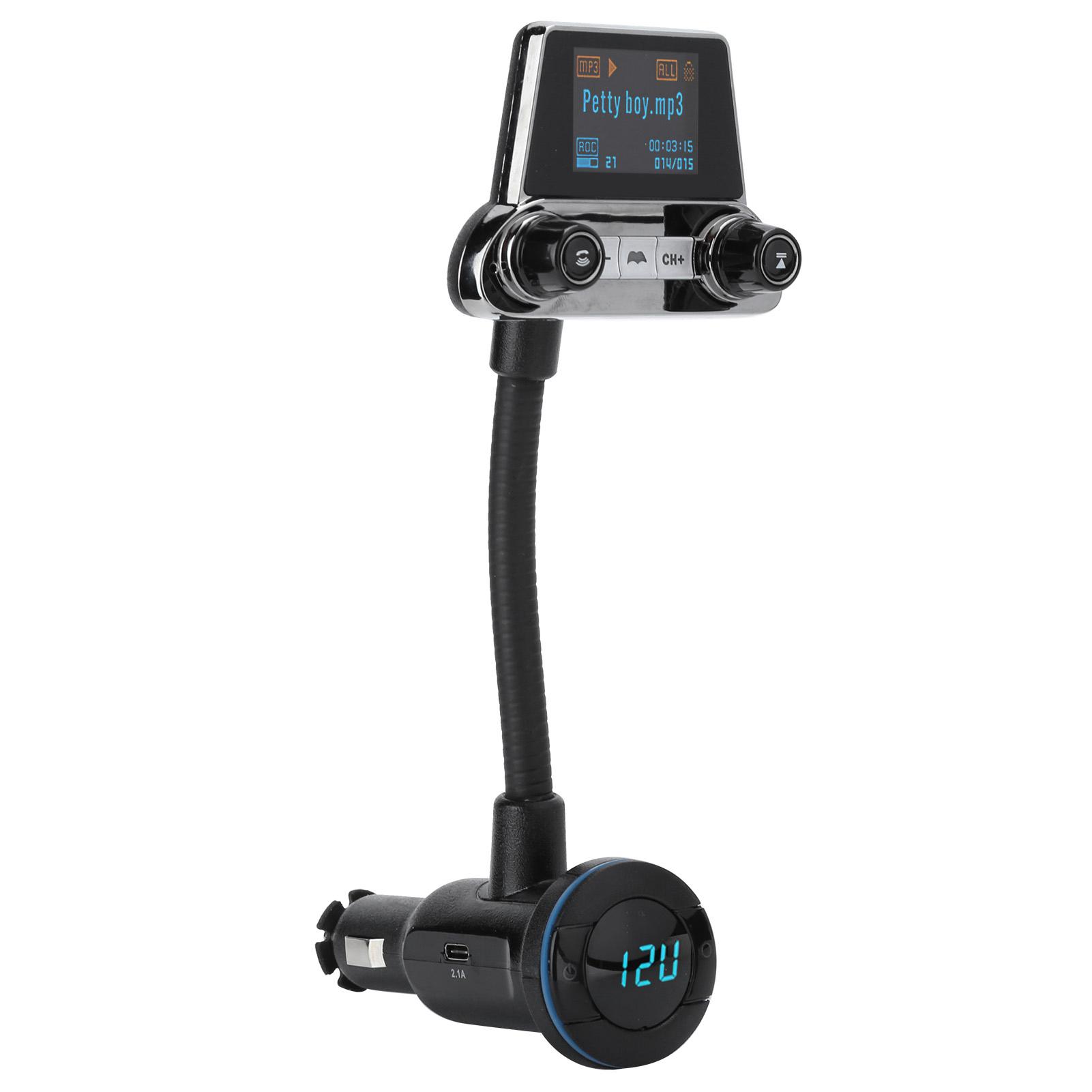 

BT14 Bluetooth 5.0 FM-передатчик QC3.0 USB-зарядное устройство OneKey Handsfree Call AUX-вход-выход