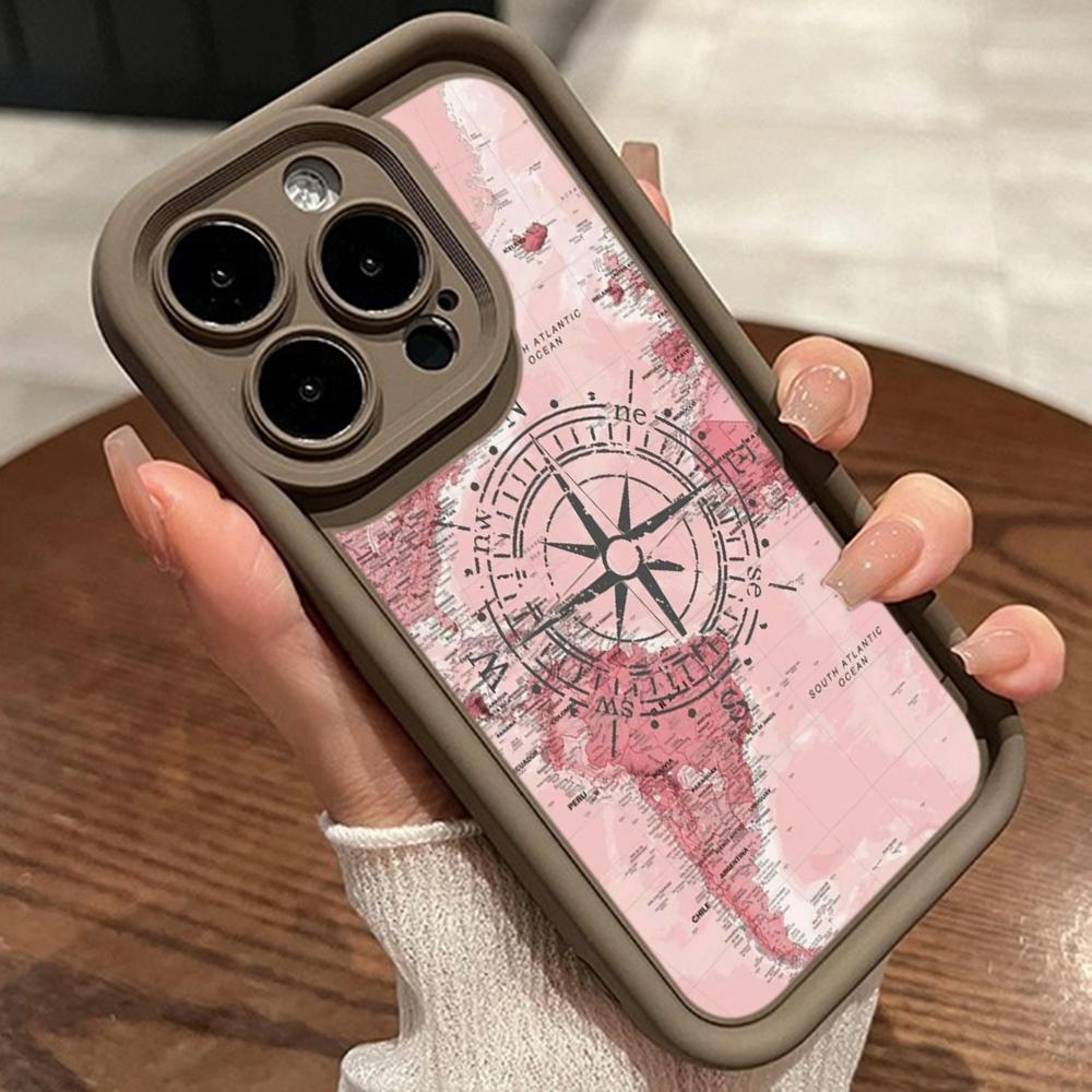 LZ24 Map airplane trajectory art Silicone Phone Case for Xiaomi 11 Lite 5G 14T Redmi 14C 13C A3 Note 12 11 9 10 13 Pro Plus Shockproof Back Cover