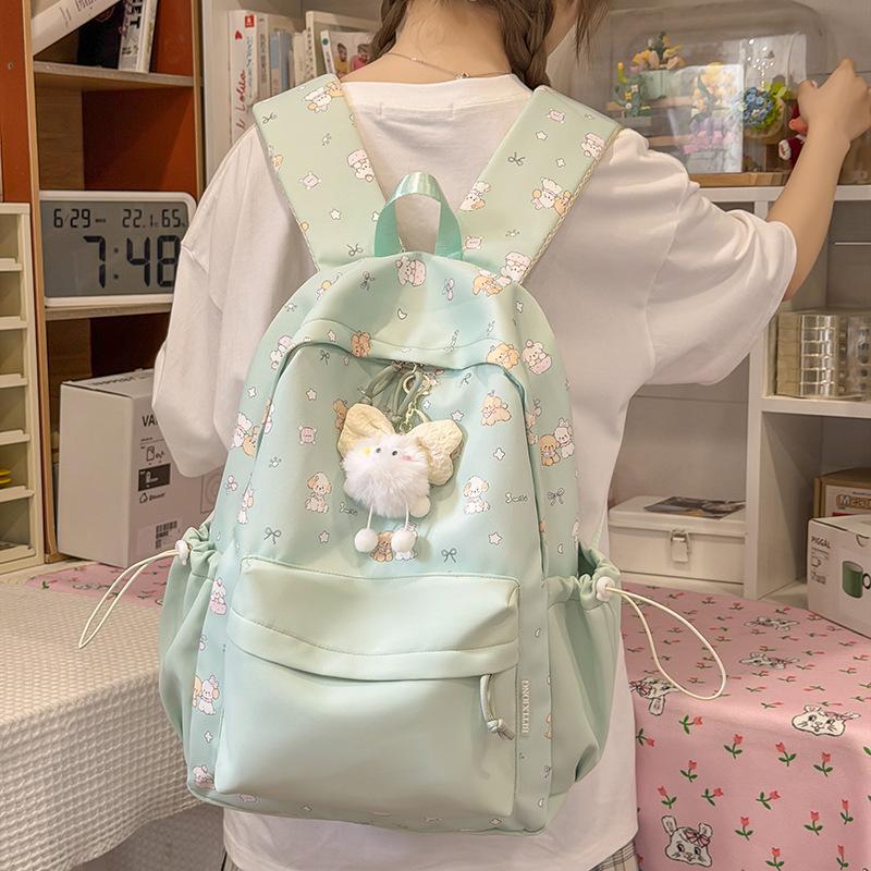 Schoolbag Japanese Cartoon Backpack Female Student Campus Personality Large Capacity Cute Schoolbag Junior High School Student High Value Backpack