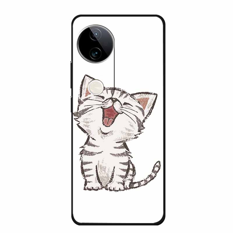 

Для Vivo V50 5G Чехол V 50 Coque Черный Силиконовый Мягкий Чехол для Телефона Для Vivo V50 Задняя Крышка Чехол V 50 6.77 Funda Для VivoV50 Корпус Vivo V50 5G
