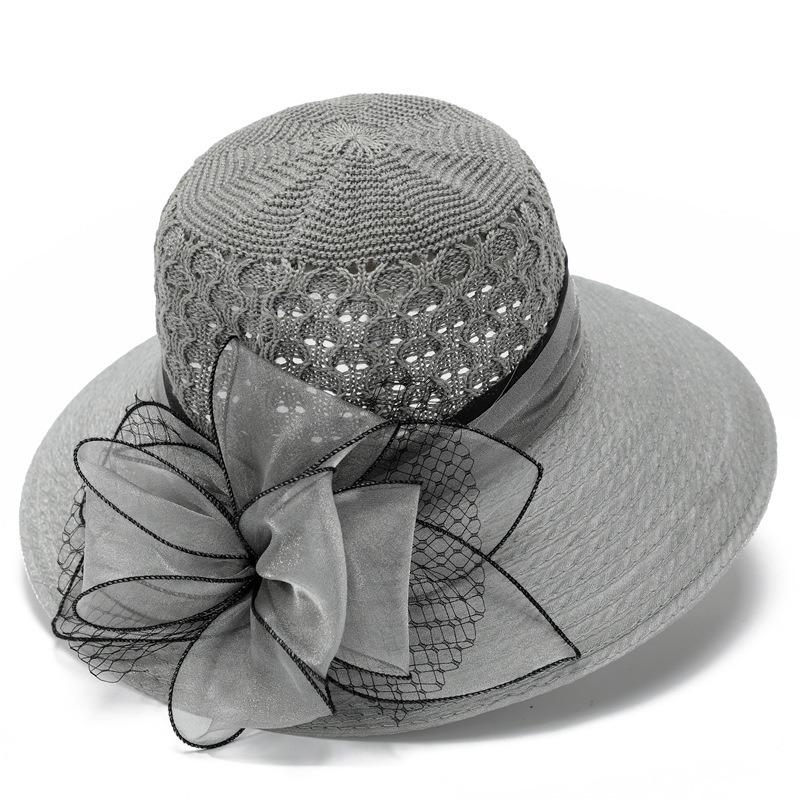 Spring and summer hat women's sun hat thin big eaves sun protection sun bucket hat