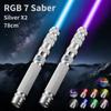 Star Wars RGB Lightsaber Toy - Entry-level Metal Laser Sword, Rechargeable, 7-14 Colors