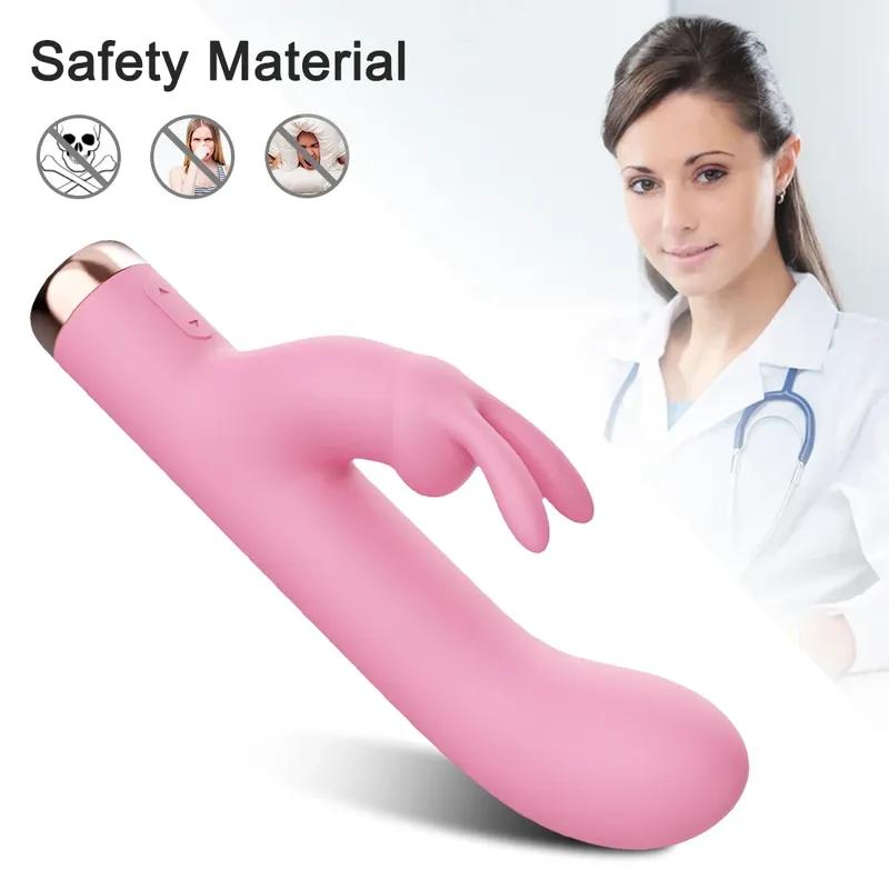 Powerful Rabbit Vibrator Masturbation Tools for Women Clitoris Stimulator G Spot Vagina Massage Female Sex Toy Adult Products