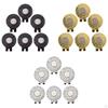 6 Stück Golf Hut Clips Ballmarker Kappenhalter Training Tragbar für Taschen