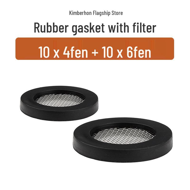 Silicone Rubber Gasket Shower Head Seal Ring, Water Heater Pipe Flat Washer, 4-6 Minute Installation.