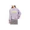Sweatshirts Women's Gray Crew Neck Thickened Regular Unisex 962248708-2
