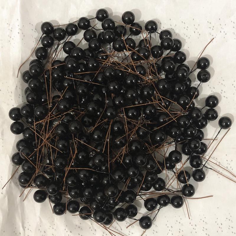 100 Simulationsschaumbeeren - Gold, Silber, Gelb, Rot, Perlglanz Weihnachtsdekor-Zubehör