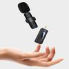 Vandlion Lavalier Lapel Wireless Microphone 3.5mm Compatible With Speaker Smartphone Car Audio And Camera