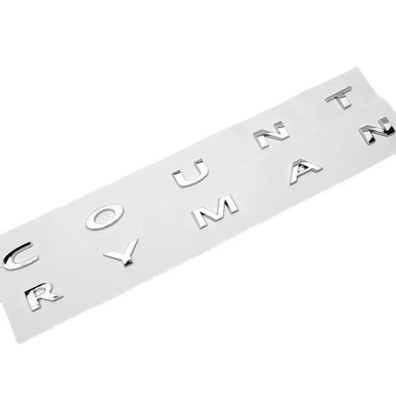 

Оригинальный 3D COUNTRYMAN CLUBMAN буквенная эмблема автомобиля, значок на задний багажник, хвостовая наклейка для Mini Cooper R60 F60 F56 F58 F54 COUNTRYMAN серебряный