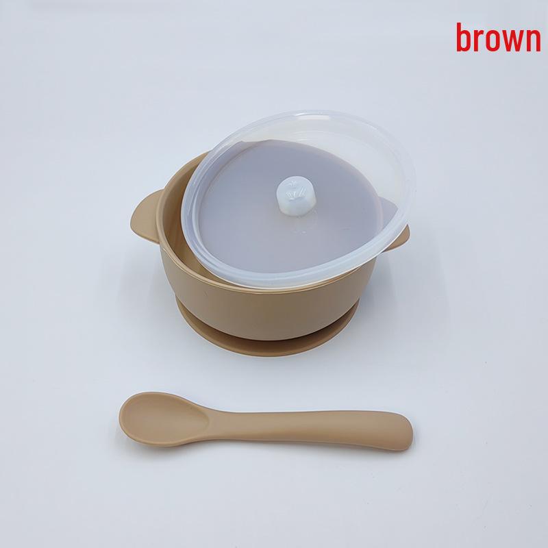 Silicone Baby Feeding Bowl with Suction Cup - Anti-Scald, Anti-Fall Tableware for Toddlers