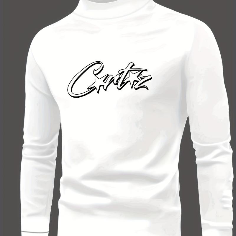 

Men s Crew Neck Long Sleeve T-Shirt, Lightweight , Solid Beige, Breathable Spring Top XXL чорний