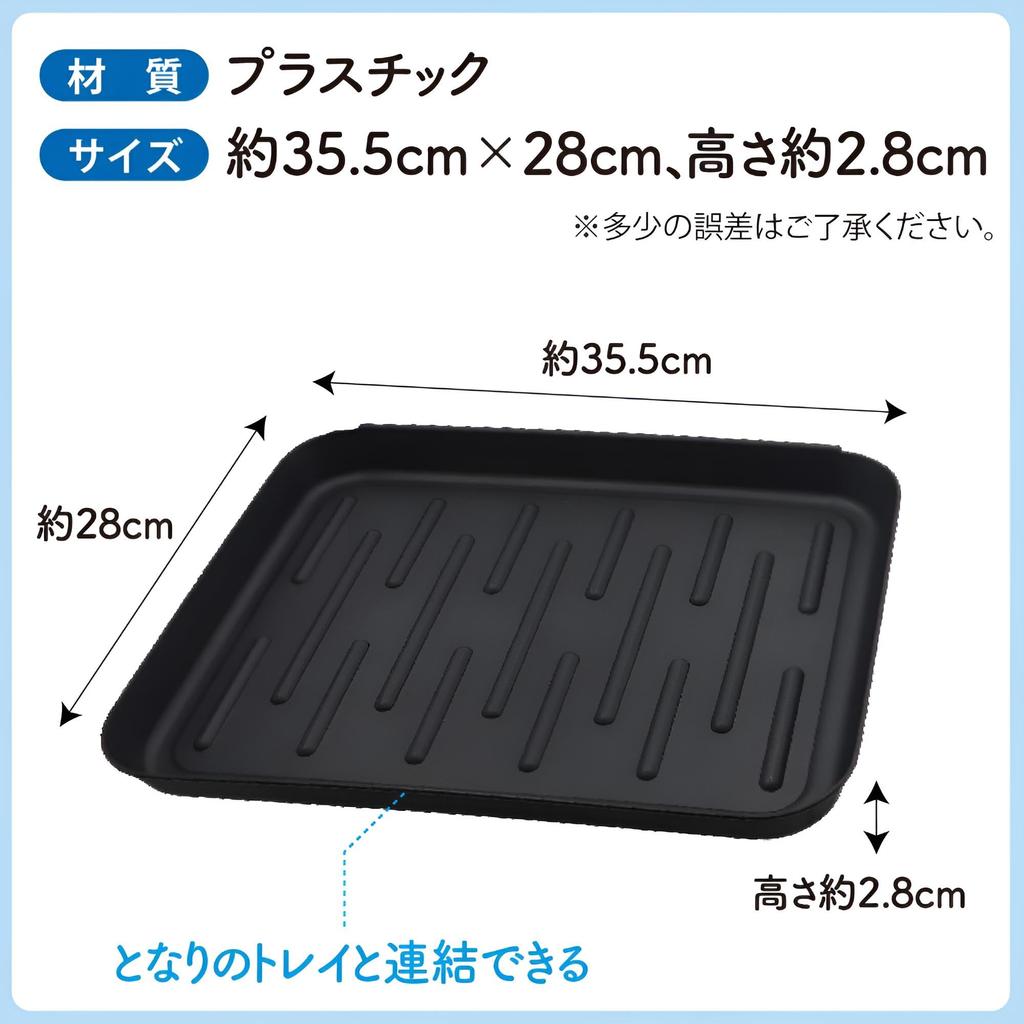 ZERONOWA Plastic Shoe Shoe Storage Tray for Entryway and Car Tray, Multi-Purpose (Gray)